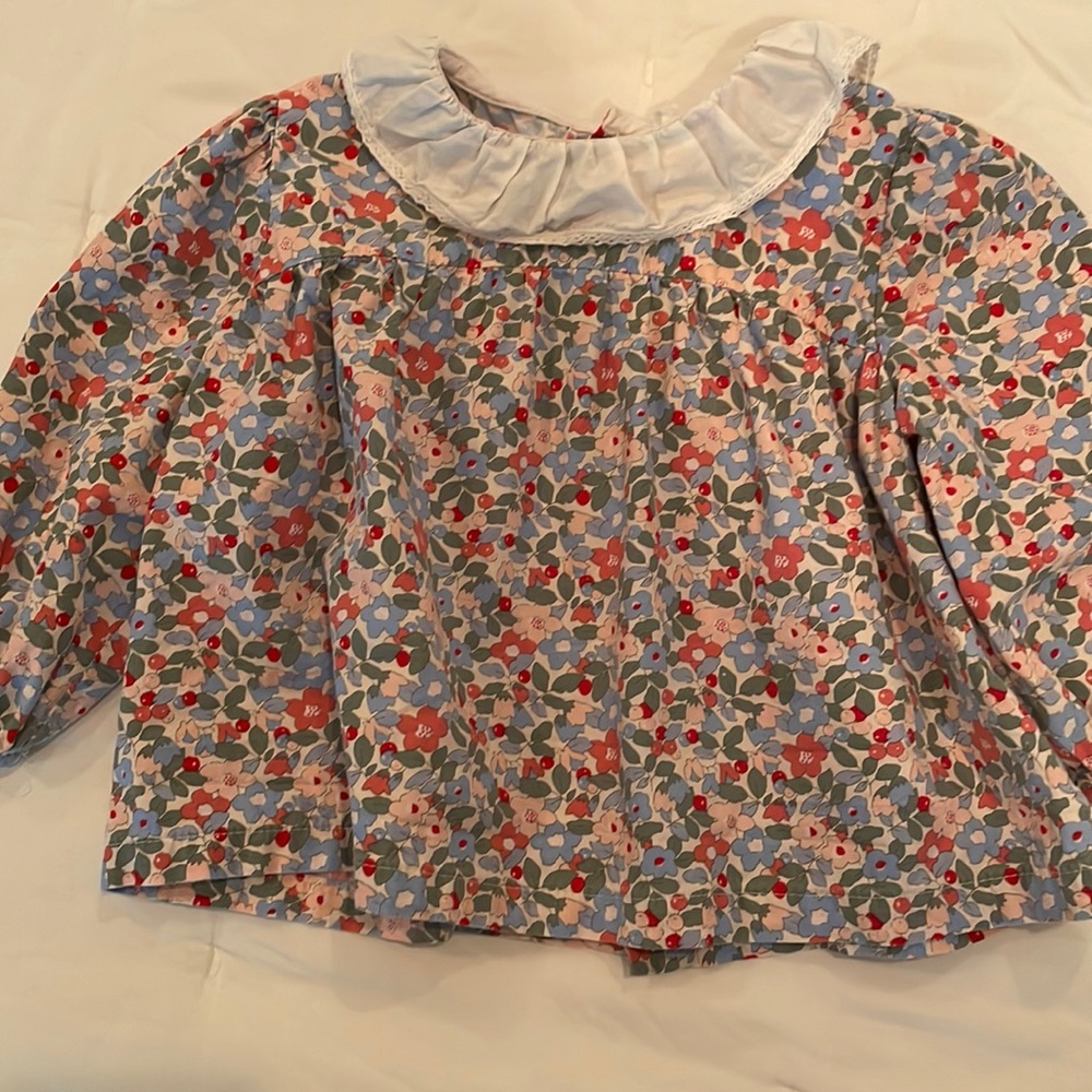 Floral trapeze top.